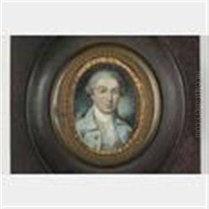 Miniature Portrait Of John Fishbourne Mifflin (1759-1813) by Charles Willson Peale