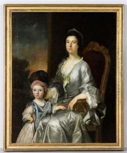 Portriat Of A Mother And Daughter by Charles Willson Peale