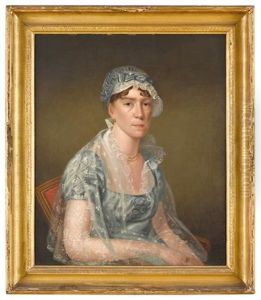 Portrait Of Jane Bell Mercer Of Philadelphia by Charles Willson Peale