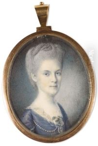 Mary Cox Morris, Wife Of General Jacob Morris by Charles Willson Peale