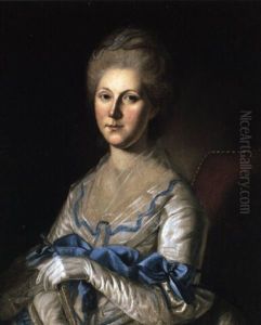 Portrait Of Mary Mcilvaine (mrs. Joseph Bloomfield) by Charles Willson Peale