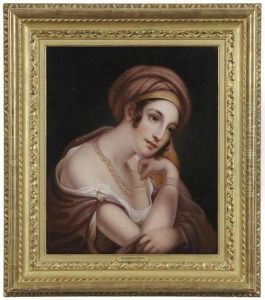 Portrait Of A Woman In A Turban by Harriet Cany Peale