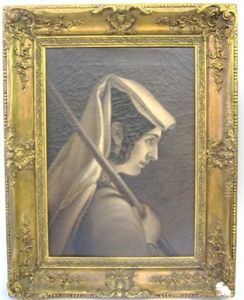 Portrait Of A Lady In Grisaille