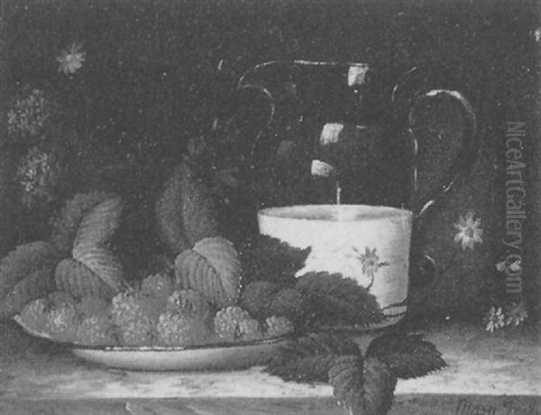 Still Life With Pitcher And Raspberries - view 1
