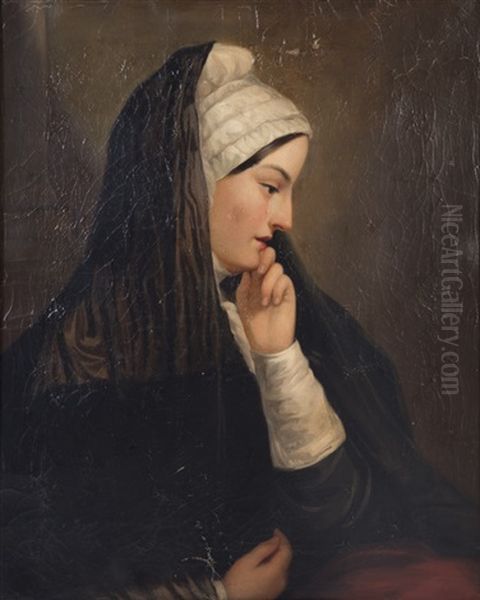 Portrait Of A Young Lady Crying - view 1