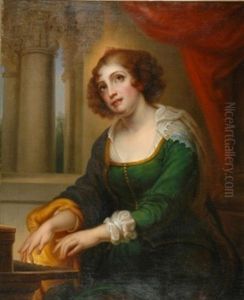 St. Cecilia At The Organ (after Peter Paul Rubens) by Rembrandt Peale