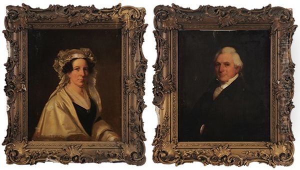 Portraits Of David Barnum (c. 1770-1844) And His Wife, Ann Kirby Barnum (1775-1866) (2 Works) - view 1