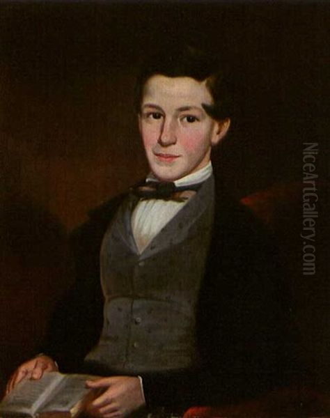 Portrait Of A Young Man In A Gray Vest - view 1