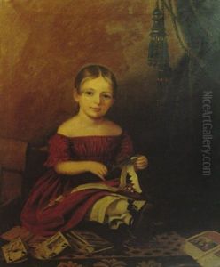 Portrait Of Mary Leypold Griffith by Sarah Miriam Peale