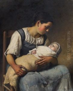 Mother And Child by Charles Sprague Pearce