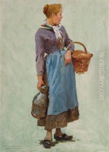 Peasant Girl by Charles Sprague Pearce