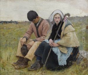 Auvers-sur-oise by Charles Sprague Pearce