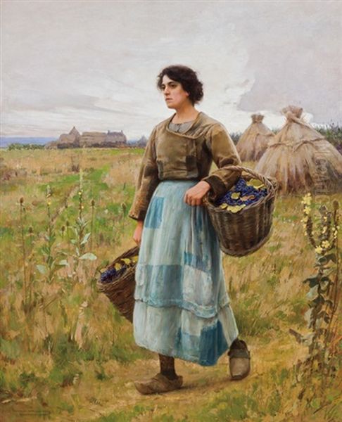 Pearce_charles Spraque Girl With Grape Baskets - view 1