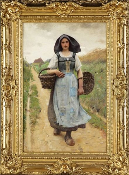 A Peasant Girl - view 1