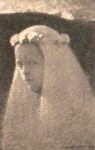 Mary Ellen's First Communion by Charles Sprague Pearce
