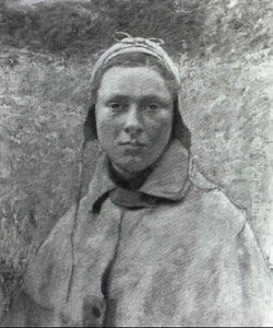 Jeune Picarde by Charles Sprague Pearce