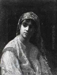 Portrait Of A Country Woman by Charles Sprague Pearce