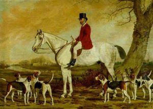 A Hunting Portrait Of Mr. Radclyffe, Master Of The South Dorset Hounds by Pearce, Stephen