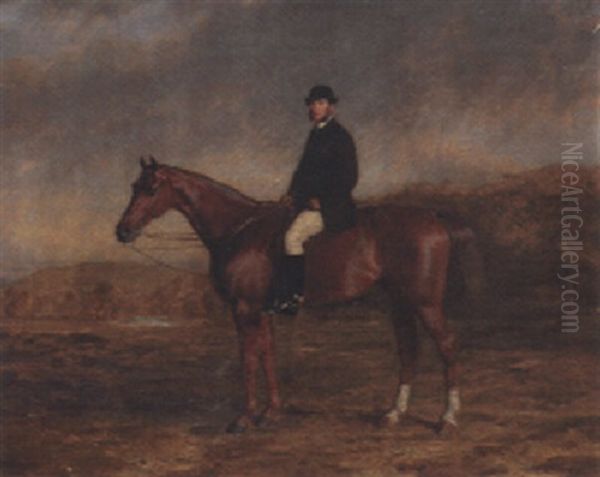 An Equestrian Portrait Of T.t.c. Lister Esq. Of Beamsley Hall, Yorkshire - view 1