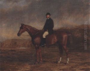 An Equestrian Portrait Of T.t.c. Lister Esq. Of Beamsley Hall, Yorkshire by Pearce, Stephen