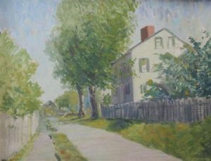 White House On Lane by William Houghton Sprague Pearce
