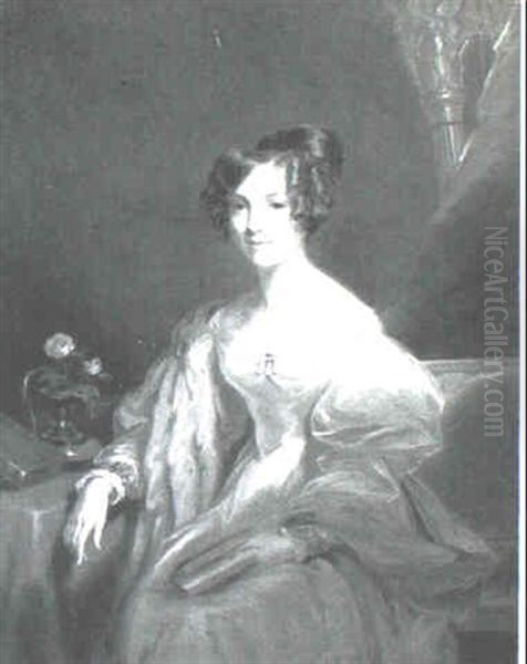 Portrait Of A Lady With A Book - view 1