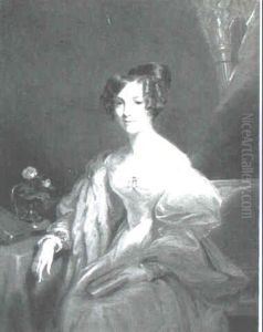 Portrait Of A Lady With A Book by Mary Martha Pearson