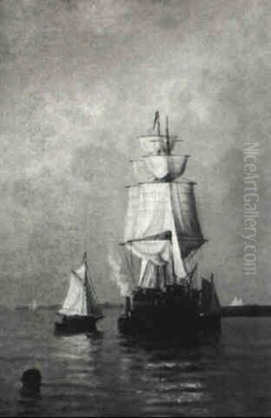 Sailing Ships In The Harbor - view 1