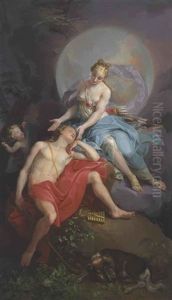 Diana And Endymion by Laurent Pecheux