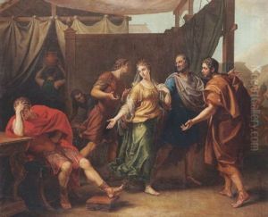 L'affliction D'achille Devant Le Depart De Briseis by Laurent Pecheux