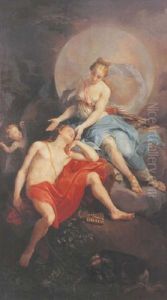 Diane Et Endymion by Laurent Pecheux