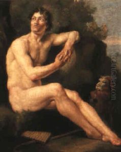 An Academy Study, Seated Full-length, In The Attitude Of A Shepherd An Academy Study, Seated Full-length, In The Attitude Of A Shepherd