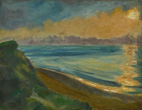 Steilkuste Und Sonnenspiegelung (steep Coast And Sun Reflection) - view 1