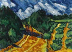 Landschaft Mit Pferd Und Reiter (landscape With Horse And Rider)