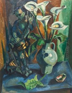 Stillleben Mit Putto Und Calla