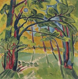 Stilleben Mit Akt, Kachel Und Fruchten (recto); Kurische Waldlandschaft (verso)
