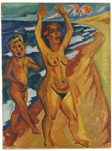 Schrei Am Meer by Max Pechstein