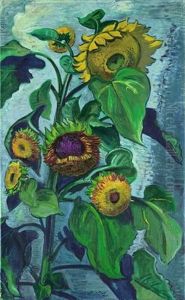 Sonnenblumen by Max Pechstein