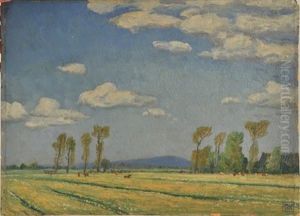 Summer Landscape In Kinbitzwaifa by Max Pechstein