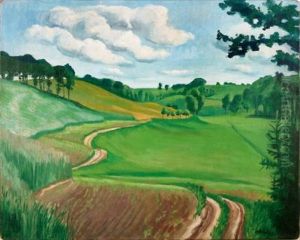 Vor Dem Gewitter (weg Vom Gut Kose Zum Koser See) by Max Pechstein