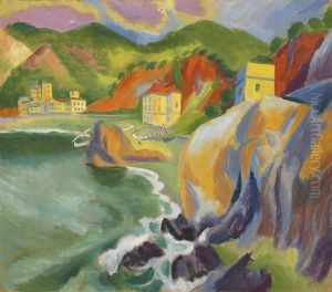 Monte Rosso Al Mare by Max Pechstein
