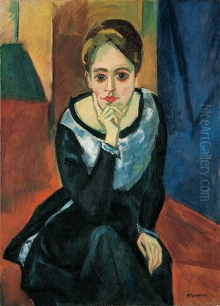 Sitzende Frau - view 1