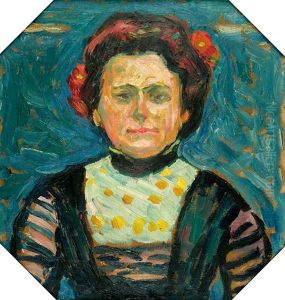 Portrat Frau Cuhrt
