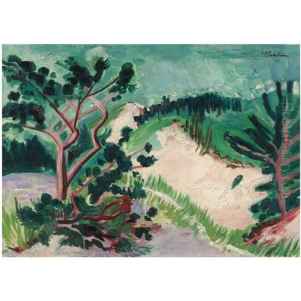 Kiefer In Den Dunen (pine Trees In The Dunes) - view 1