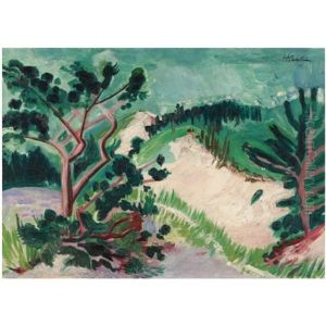 Kiefer In Den Dunen (pine Trees In The Dunes) by Max Pechstein