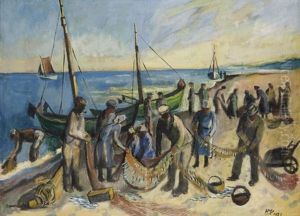 Nach Der Heimkehr by Max Pechstein