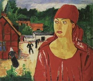 Frau Mit Kopftuch