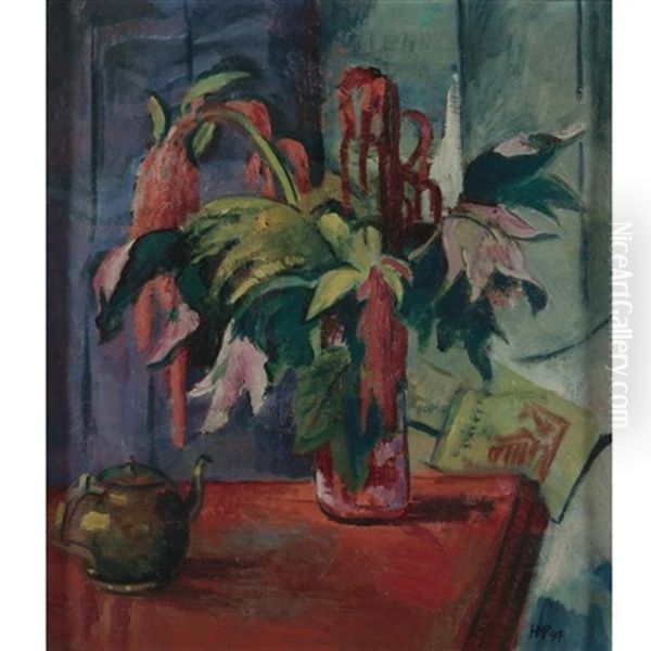 Fuchsschwanze Und Ahornholz-blatter (foxtails And Maple Leaves) - view 1