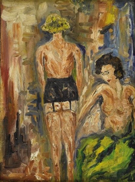 Two Women Dressing - view 1