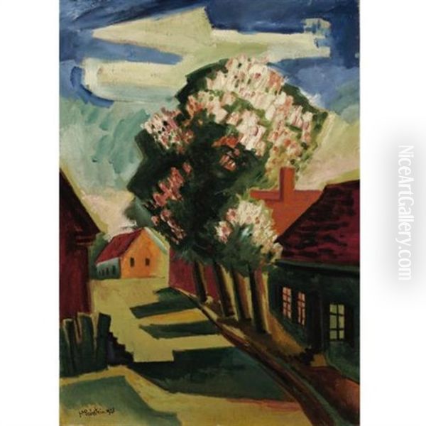 Strassenszene (+ Schlafendes Kind, Verso) - view 1